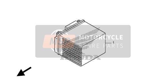 Honda SH125D 2013 Batteria per un 2013 Honda SH125D